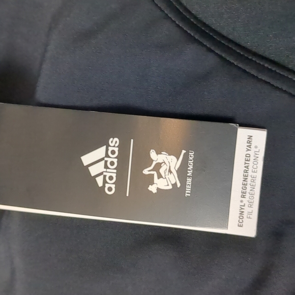 ADIDAS x Thebe Magugu Collab black swim bottom size large - Picture 2 of 6